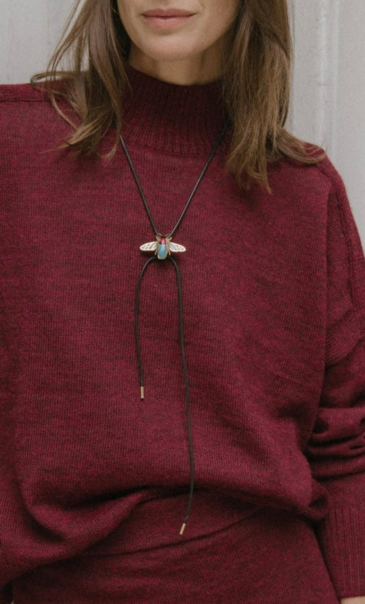 Choker Cuero Avispa Chango