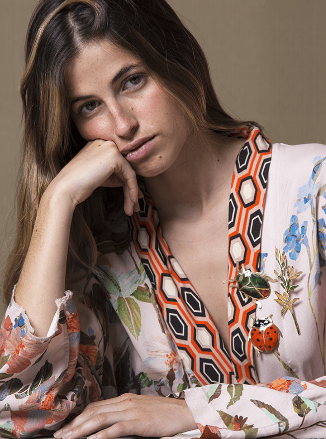 Chinita Roja Puntos (M)